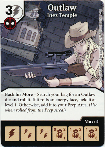 Outlaw - Inez Temple (Die & Card Combo)