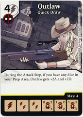 Outlaw - Quick Draw (Die & Card Combo)