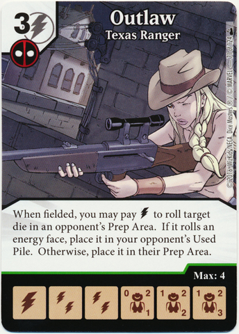Outlaw - Texas Ranger (Foil) (Die & Card Combo)