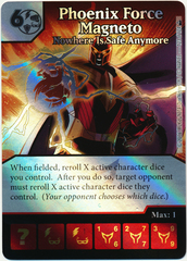 Phoenix Force Magneto - Nowhere is Safe Anymore (Foil) (Die & Card Combo)