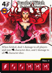 Scarlet Witch - No More Mutants (Die & Card Combo)