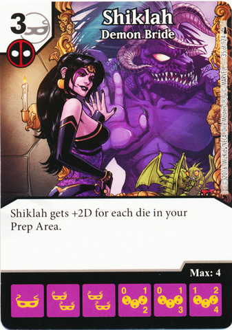 Shiklah - Demon Bride (Foil) (Die & Card Combo)