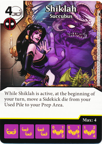 Shiklah - Succubus (Die & Card Combo)