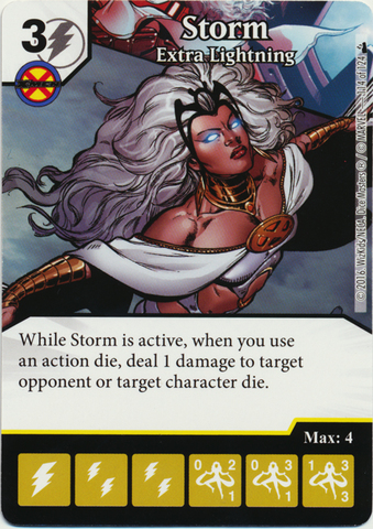 Storm - Extra Lightning (Die & Card Combo)