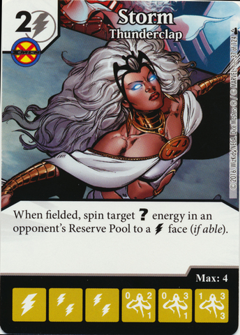 Storm - Thunderclap (Foil) (Die & Card Combo)