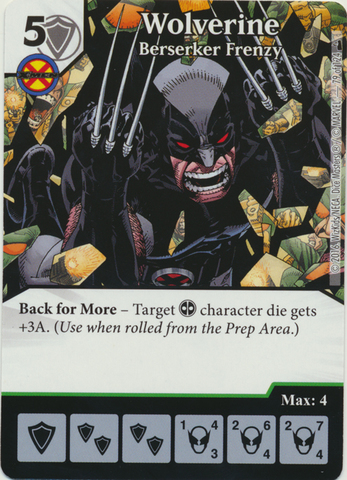 Wolverine - Berserker Frenzy (Foil) (Die & Card Combo)