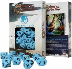 Legend of the Five Rings - The Crane Clan Dice Set (10 d10s)