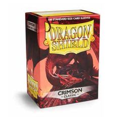 Dragon Shield - Classic Sleeves - Crimson 100 ct