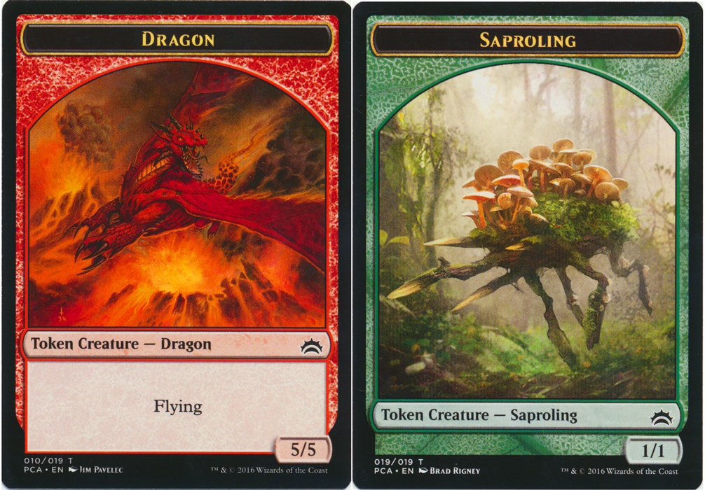 Dragon Token // Saproling Token