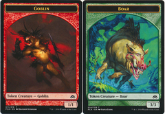 Goblin // Boar Double-sided Token