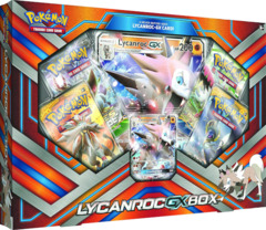 Lycanroc GX Box - 1 of 4 Packs includes XY Evolutions