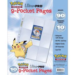 Ultra Pro: Pokemon Pages - 9 Pocket Pages (Bulk Pack Of 10) 84847-Rb