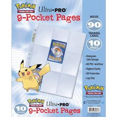 Ultra Pro: Pokemon Pages - 9 Pocket Pages (Display Of 10) 84847-Rd