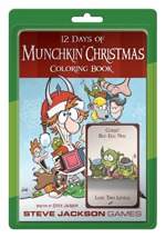 12 Days of Munchkin Christmas Coloring Book