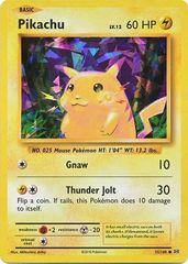 Pikachu - 35/108 - Cracked Ice Holo (XY Evolutions Symbol)