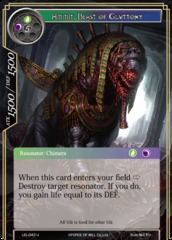 Ammit, Beast of Gluttony - LEL-043 - U - Foil