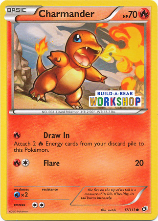 Charmander - 17/113 - Build-a-Bear Promo