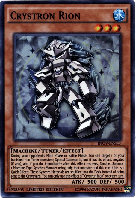 Crystron Rion - INOV-ENSE3 - Super Rare - Limited Edition Crystron Rion - INOV-ENSE3 - Super Rare - Limited Edition