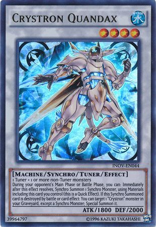 Crystron Quandax - INOV-EN044 - Ultra Rare - Unlimited Edition