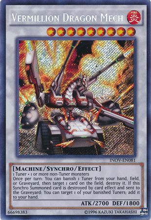 Vermillion Dragon Mech - INOV-EN081 - Secret Rare - Unlimited Edition