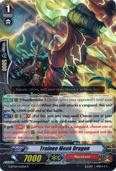 Trainee Monk Dragon - G-BT09/033EN - R