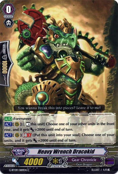 Heavy Wrench Dracokid - G-BT09/089EN - C