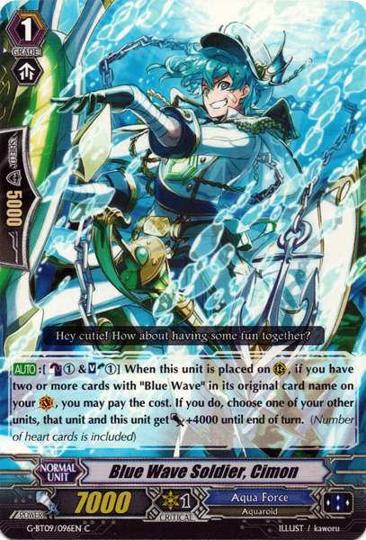 Blue Wave Soldier, Cimon - G-BT09/096EN - C