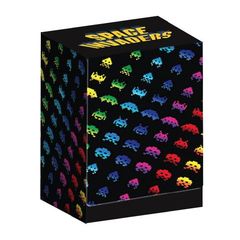 Turn One Gaming - Deck Box: 100+ Card Box - Space Invaders Rainbow Edition