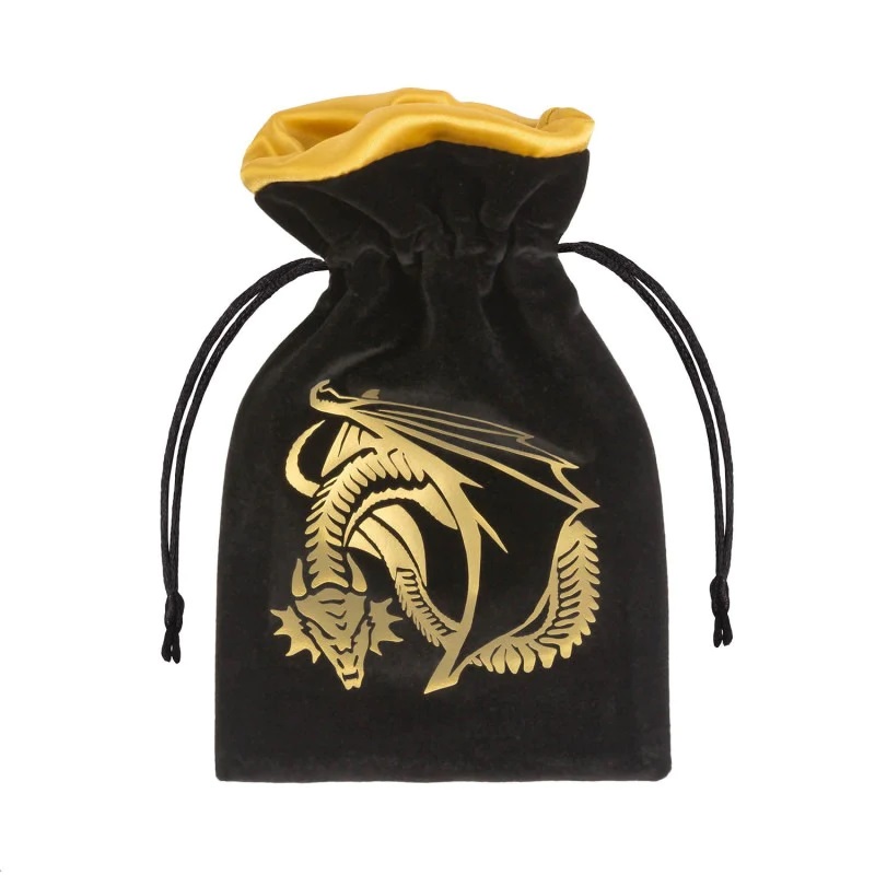 Dragon Dice Bag Black/Golden Velour