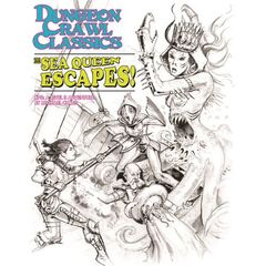 Dungeon Crawl Classics #75: The Sea Queen Escapes (Sketch Cover)