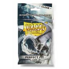 Clear - Perfect Fit Inner Sleeves (Dragon Shield) - 100 ct