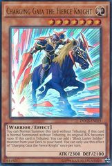 Charging Gaia the Fierce Knight - DOCS-EN019 - Ultra Rare - Unlimited Edition