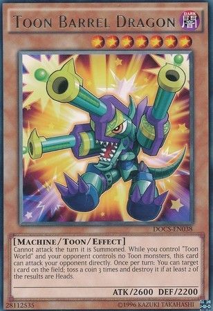 Toon Barrel Dragon - DOCS-EN038 - Rare - Unlimited Edition