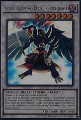 Assault Blackwing - Raikiri the Rain Shower - DOCS-EN047 - Ultimate Rare - Unlimited Edition