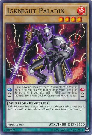 Igknight Paladin - MP16-EN067 - Common - Unlimited Edition