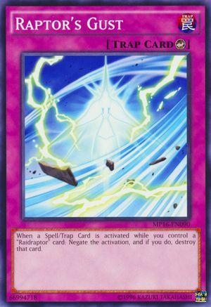 Raptors Gust - MP16-EN090 - Common - Unlimited Edition