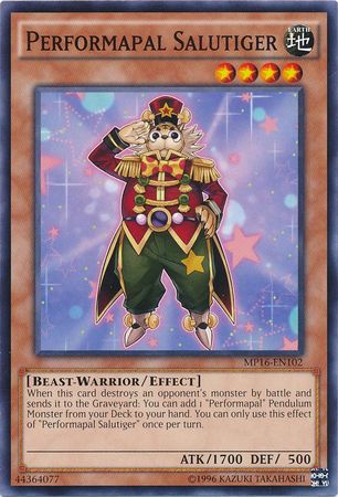 Performapal Salutiger - MP16-EN102 - Common - Unlimited Edition
