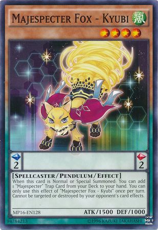 Majespecter Fox - Kyubi - MP16-EN128 - Common - Unlimited Edition