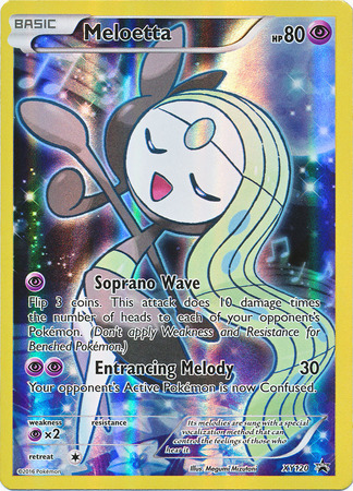 Meloetta - XY120 - Holo