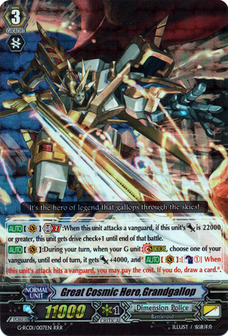 Great Cosmic Hero, Grandgallop - G-RC01/007EN - RRR