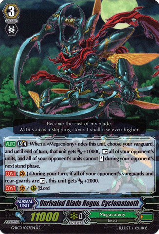 Unrivaled Blade Rogue, Cyclomatooth - G-RC01/027EN - RR