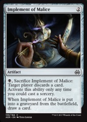 Implement of Malice - Foil