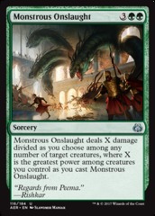 Monstrous Onslaught - Foil