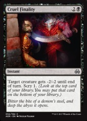 Cruel Finality - Foil