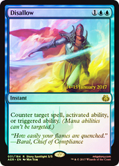 Disallow - Foil - Prerelease Promo