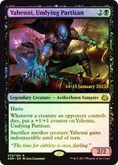 Yahenni, Undying Partisan - Foil - Prerelease Promo