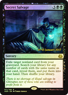 Secret Salvage - Foil - Prerelease Promo