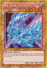 Krystal Dragon - MVP1-ENGV2 - Gold Secret Rare - Limited Edition