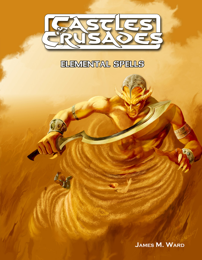 Castles And Crusades:  Elemental Spell Book (C&C Adventure)