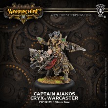 Warmachine: Cryx Captain Aiakos Warcaster (metal)